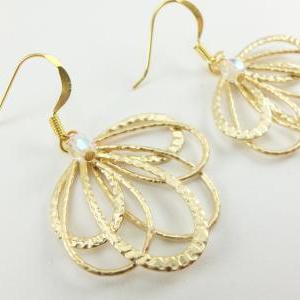 Gold Earrings Gold Jewelry Earrings Dangle..