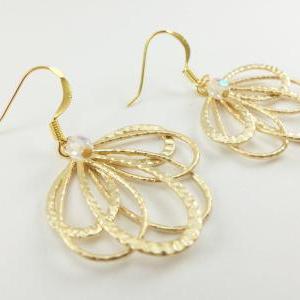 Gold Earrings Gold Jewelry Earrings Dangle..
