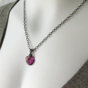 Amethyst Necklace February Birthstone Necklace..