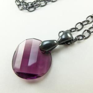 Amethyst Necklace February Birthstone Necklace..