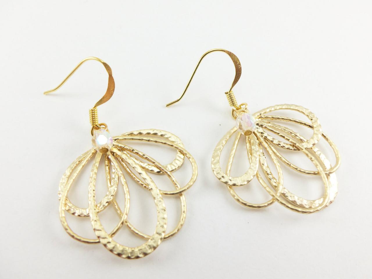Gold Earrings Gold Jewelry Earrings Dangle Earrings