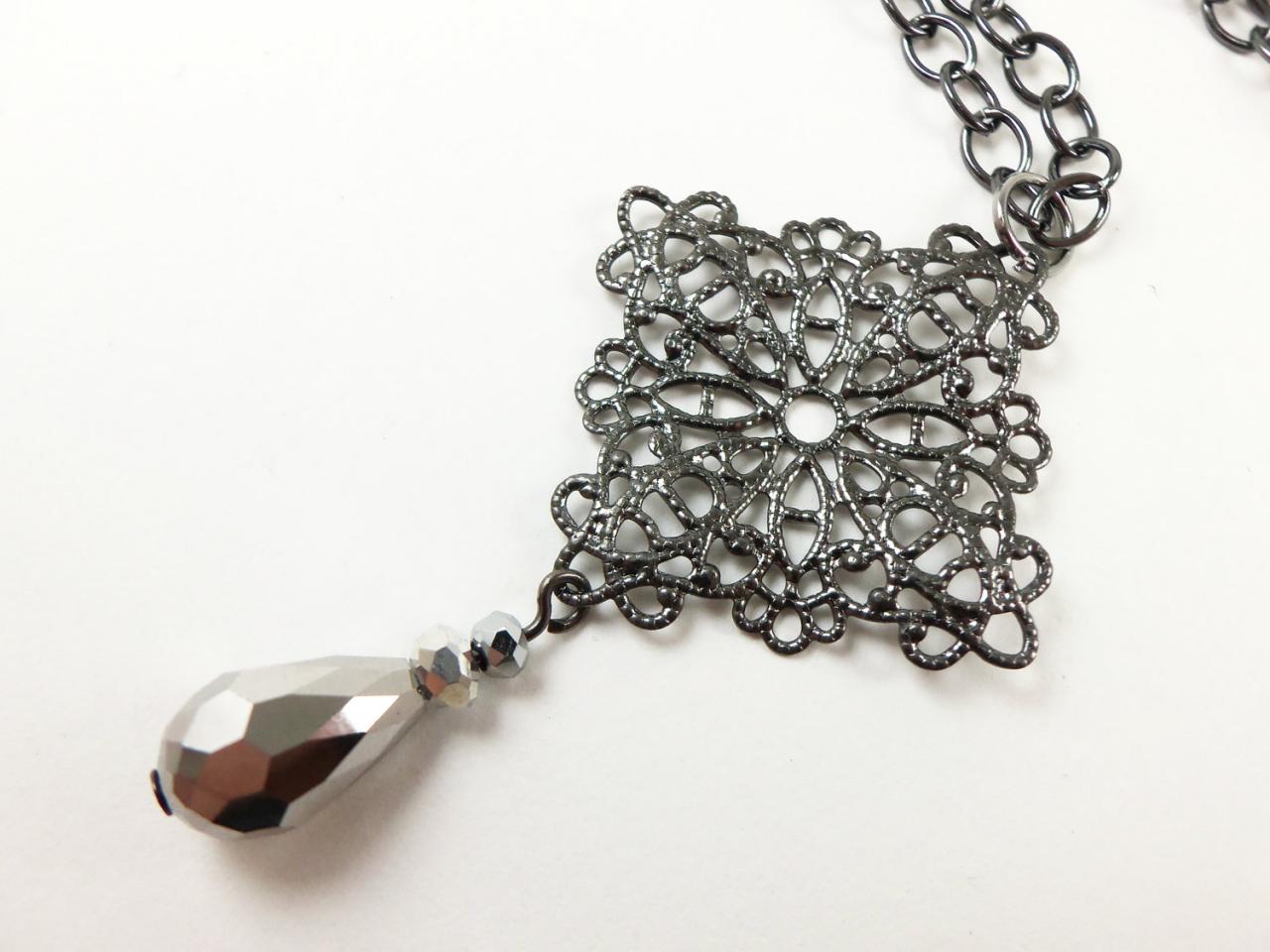 Dark hot sale silver jewlery