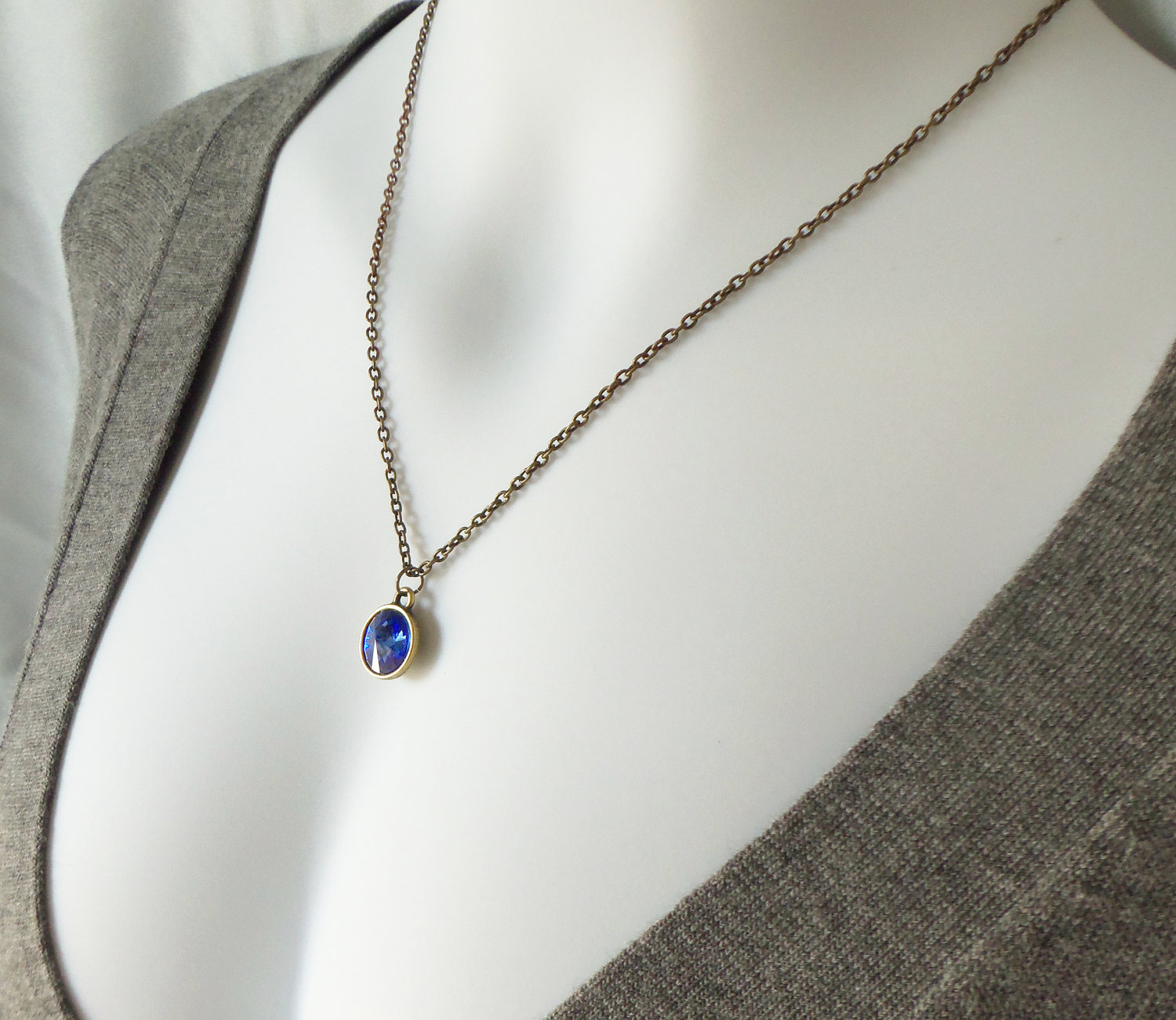 September birthstone pendant clearance